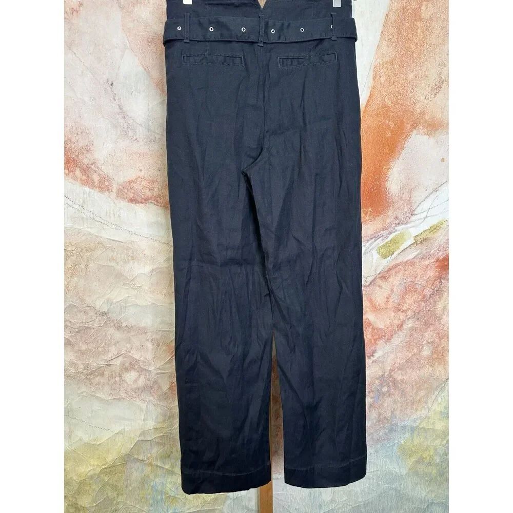 Anthropologie Linen Belted Wide-Leg Pants - Picture 6 of 7